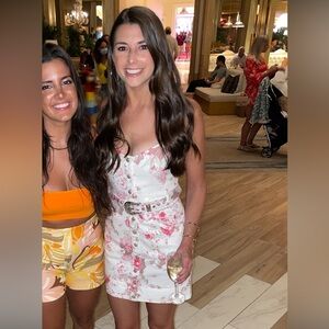 For Love & Lemons Weston Denim Mini Dress